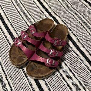 Birkenstock Florida Magenta Birko-Flor Sandal size 37